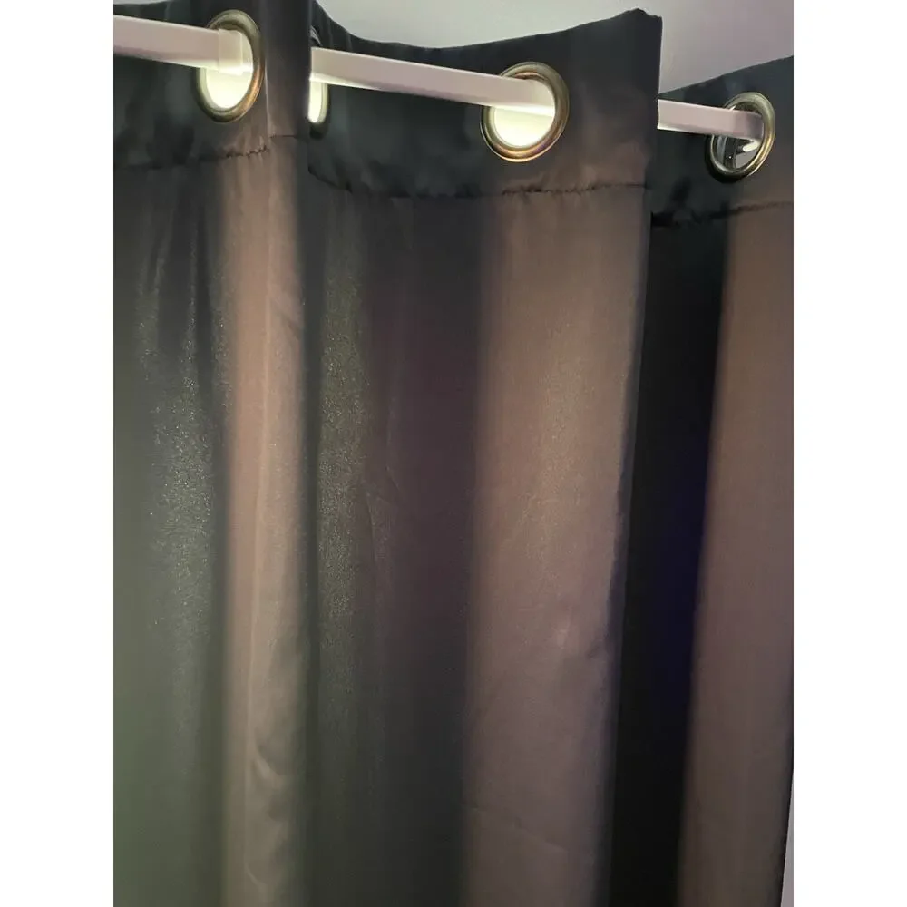 JC Penny 50x84 Kathryn Lined Blackout Grommet Curtain Panels Navy Kathryn Pair